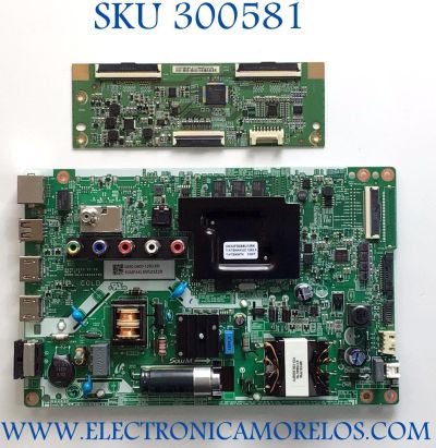 KIT DE TARJETAS PARA TV SAMSUNG / MAIN FUENTE 0980-0900-1290 / ML41A050478C / 80MF44L8M523Z2B / T-CON HV320FHBN1044 / 47-6021043 / PANEL HV320FHB-N10 / MODELO UN32N5300AFXZA VD04 / UN32N5300AFXZA / UN32N5300AF